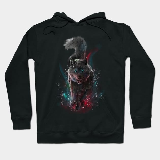 Funny wolf Hoodie by consequat